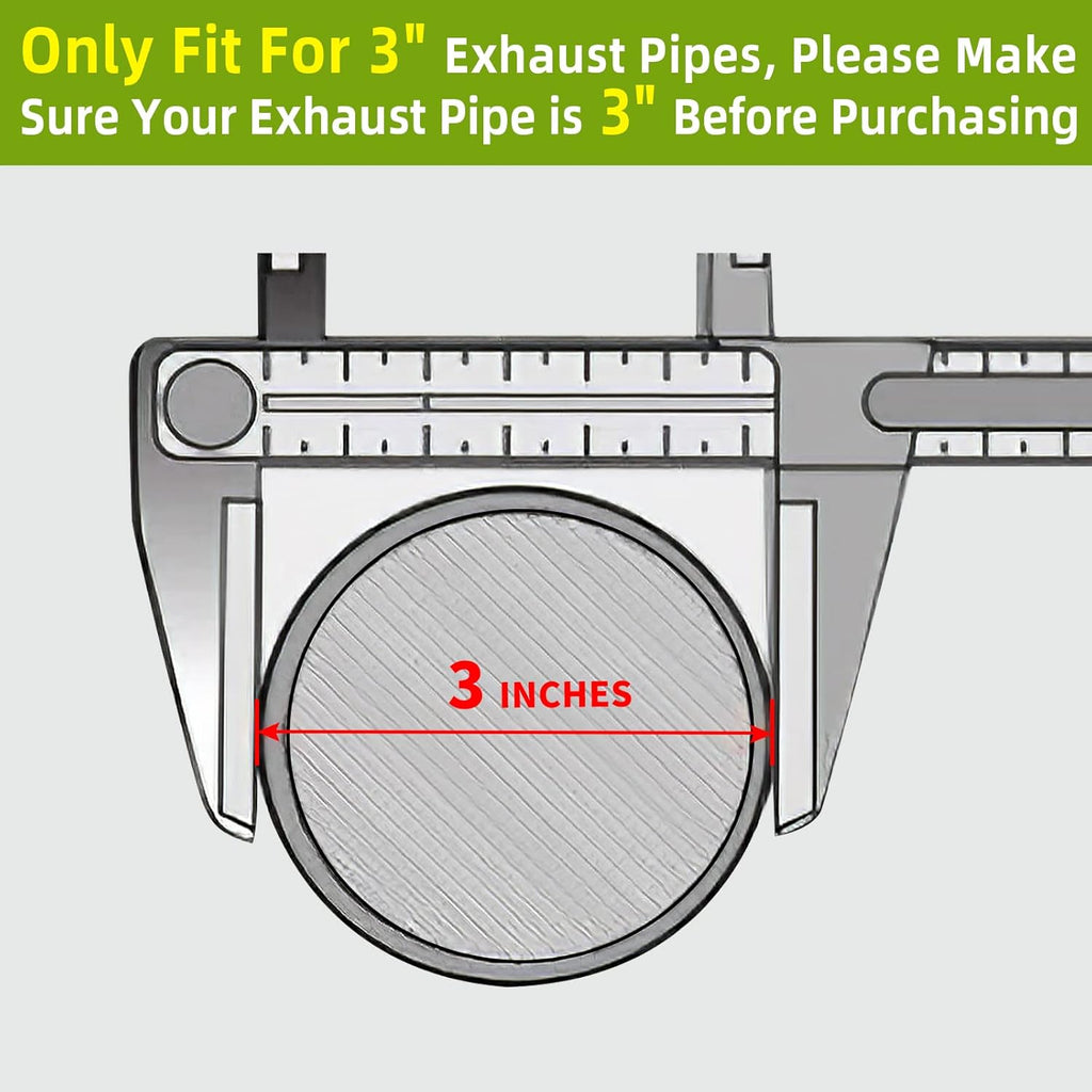 3" Inlet/Outlet Universal Fit Catalytic Converter Pack of 2 Q2331