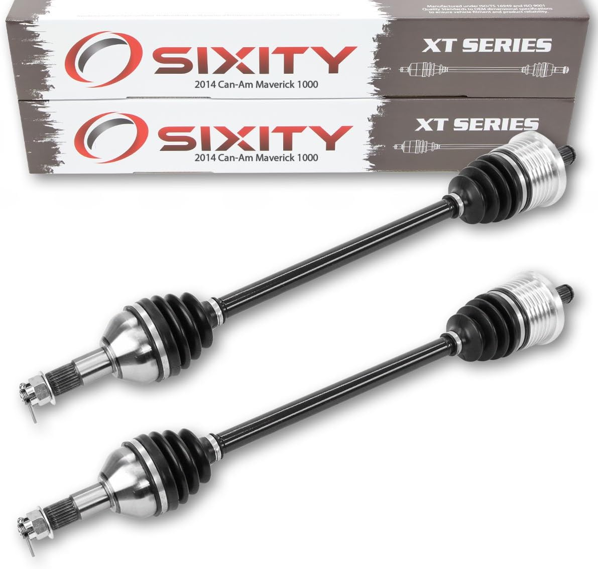 Rear Left Right Axles Pair for Can-Am Maverick 1000 4X4 O339