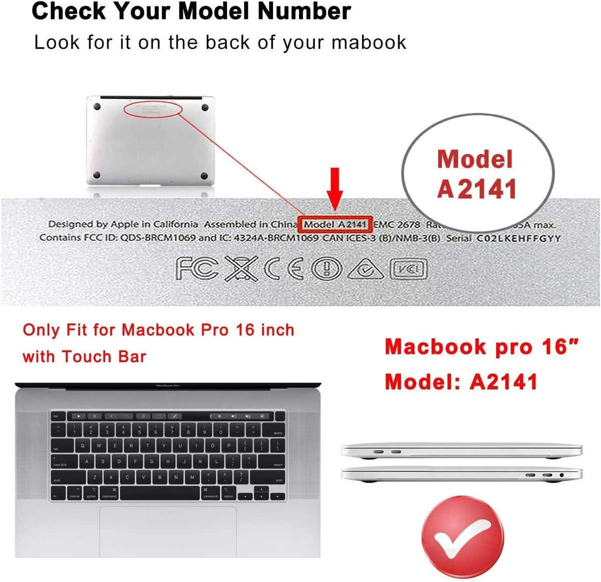 Slim Protective Cover for MacBook Pro 16 Inch 2019 Release A2141 - Nordic Marble G339879