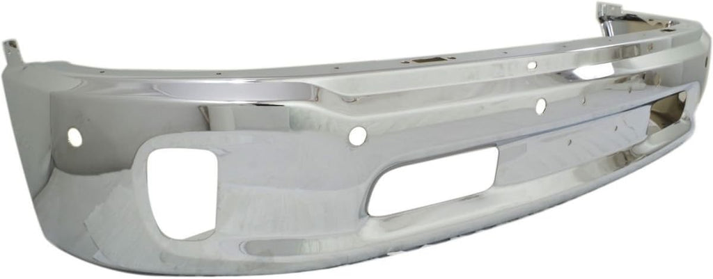 Chrome Steel Front Bumper Face Bar for 2014-2018 RAM 1500 Pickup W47443