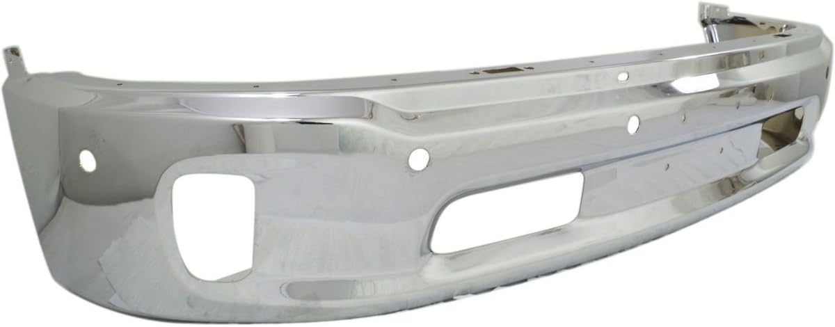 Chrome Steel Front Bumper Face Bar for 2014-2018 RAM 1500 Pickup W47443
