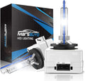 6000K Cold White Xenon HID Headlight Bulbs, Low Beam, Pack of 2 W1637