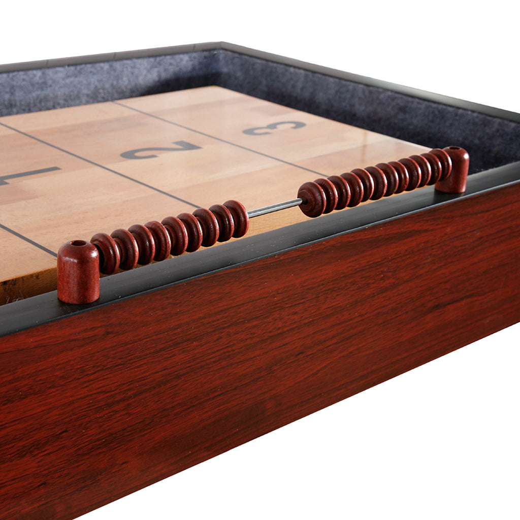 9-ft Shuffleboard Table with Dark Cherry Finish W1323