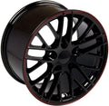 19" Black with Red Line 19x10 Wheel L5974