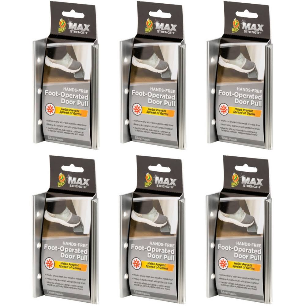 Pack of 6 Hands-Free Foot-Operated Door Pulls Z272230