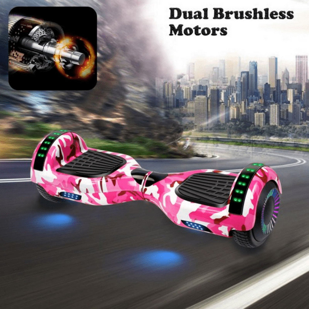 6.5'' Self Balancing Electric Scooter with Bluetooth Speaker and Lights O7768