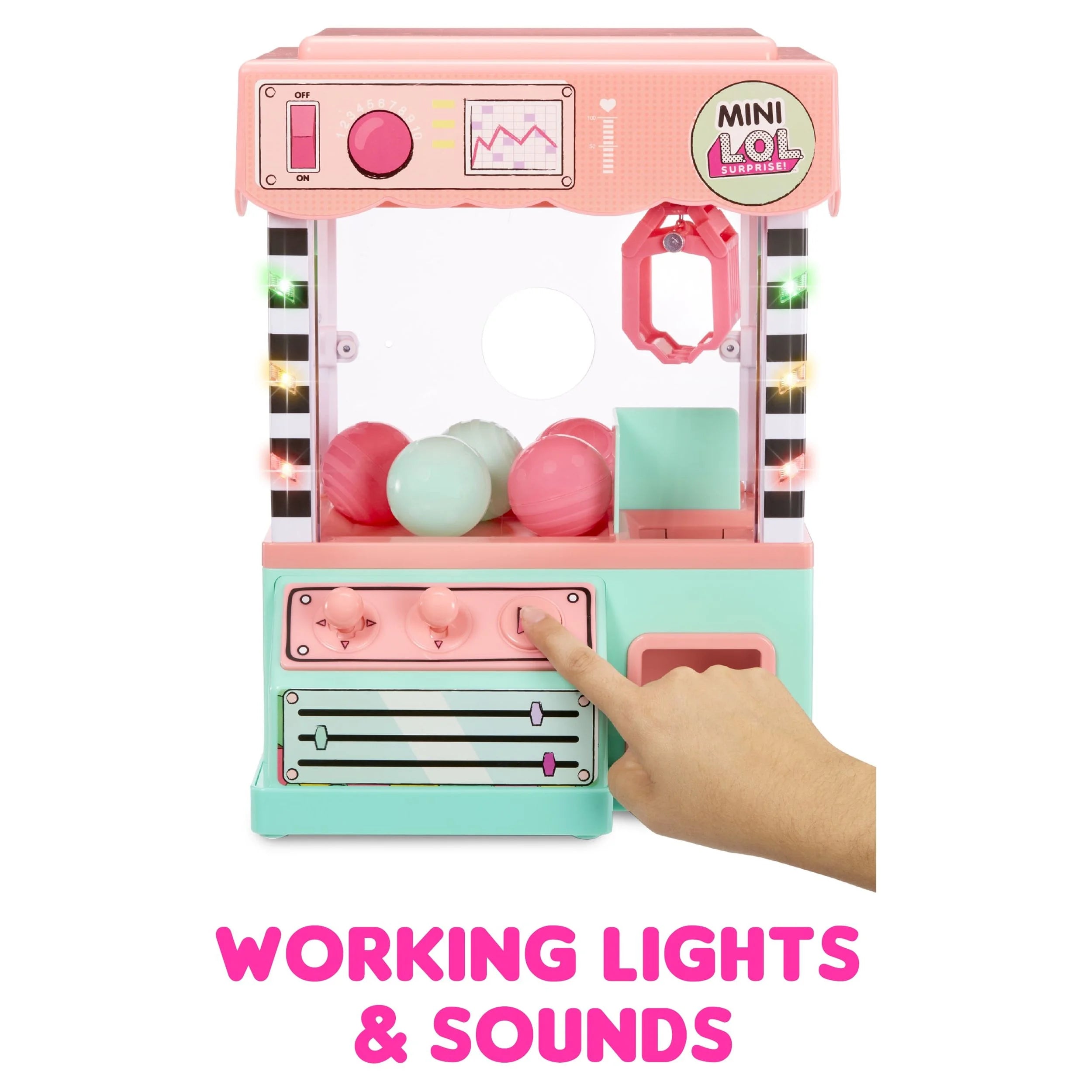 Claw Machine Playset with 5 Surprises X895722