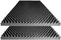 Acoustic Foam Egg Crate Panel 48" X 24" X 2.5" (2 Pack) E729046