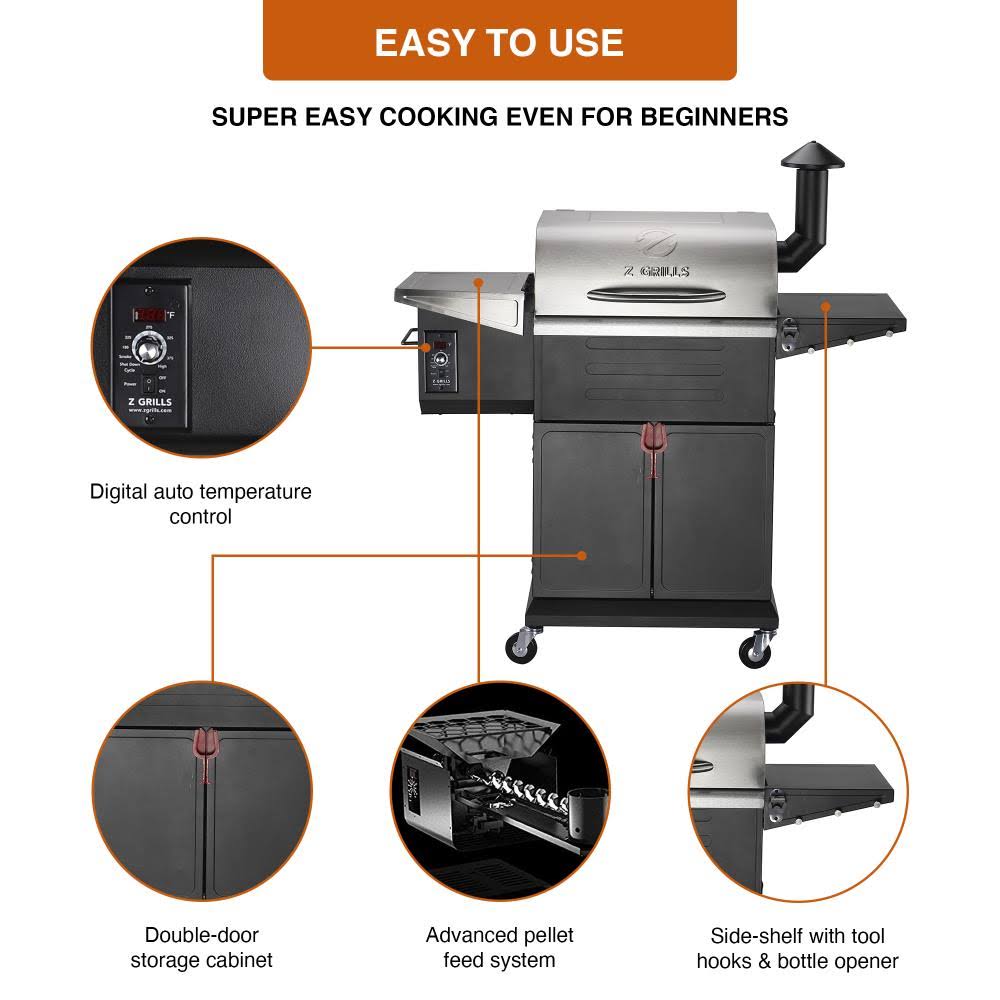 Stainless Steel Pellet Grill K203