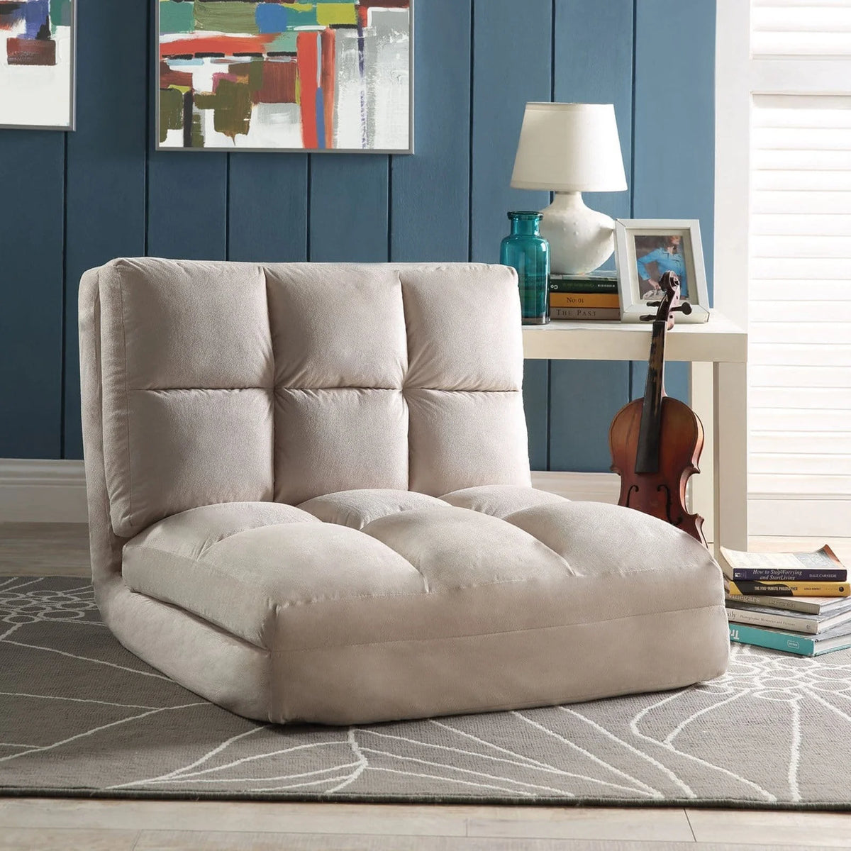 Loungie Microsuede Flip Convertible Chair B726716