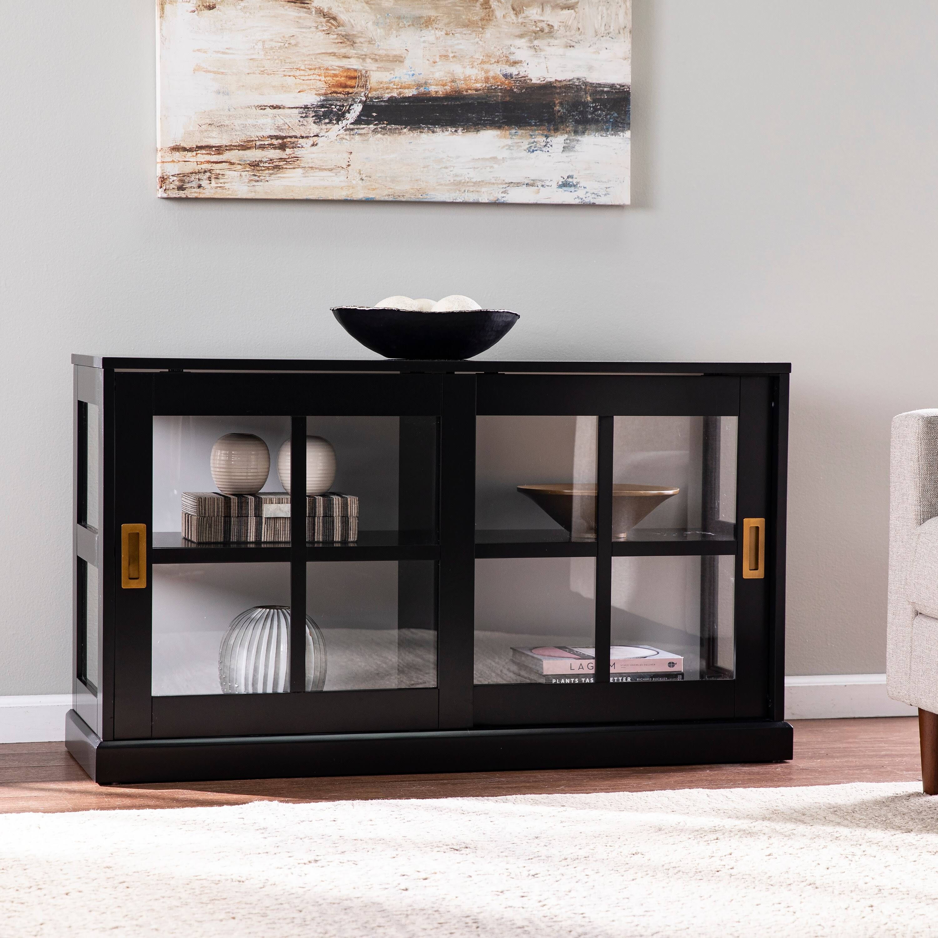 Black/White Curio Cabinet G33621