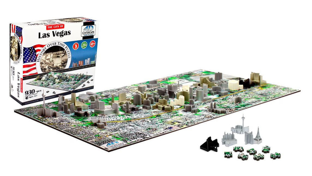 4D Las Vegas Cityscape Time Puzzle H6175